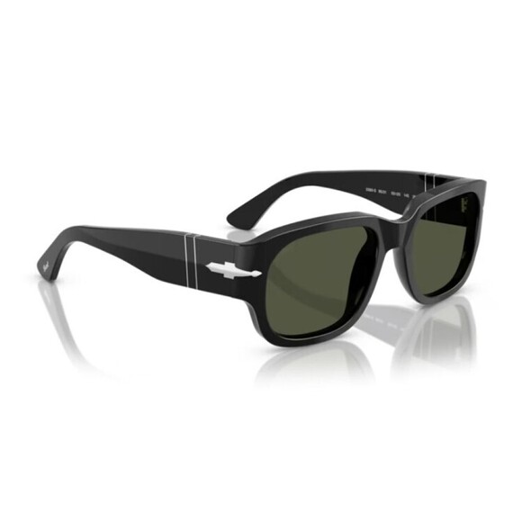 Persol Po3380s Square Black Acetate Sunglasses - NWT